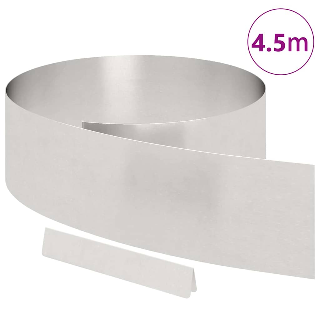 Tuinrand Zilver 450 x 0.05 x 15 cm Roestvrij staal is nu te koop bij PeponiXL, paradijselijk wonen!
