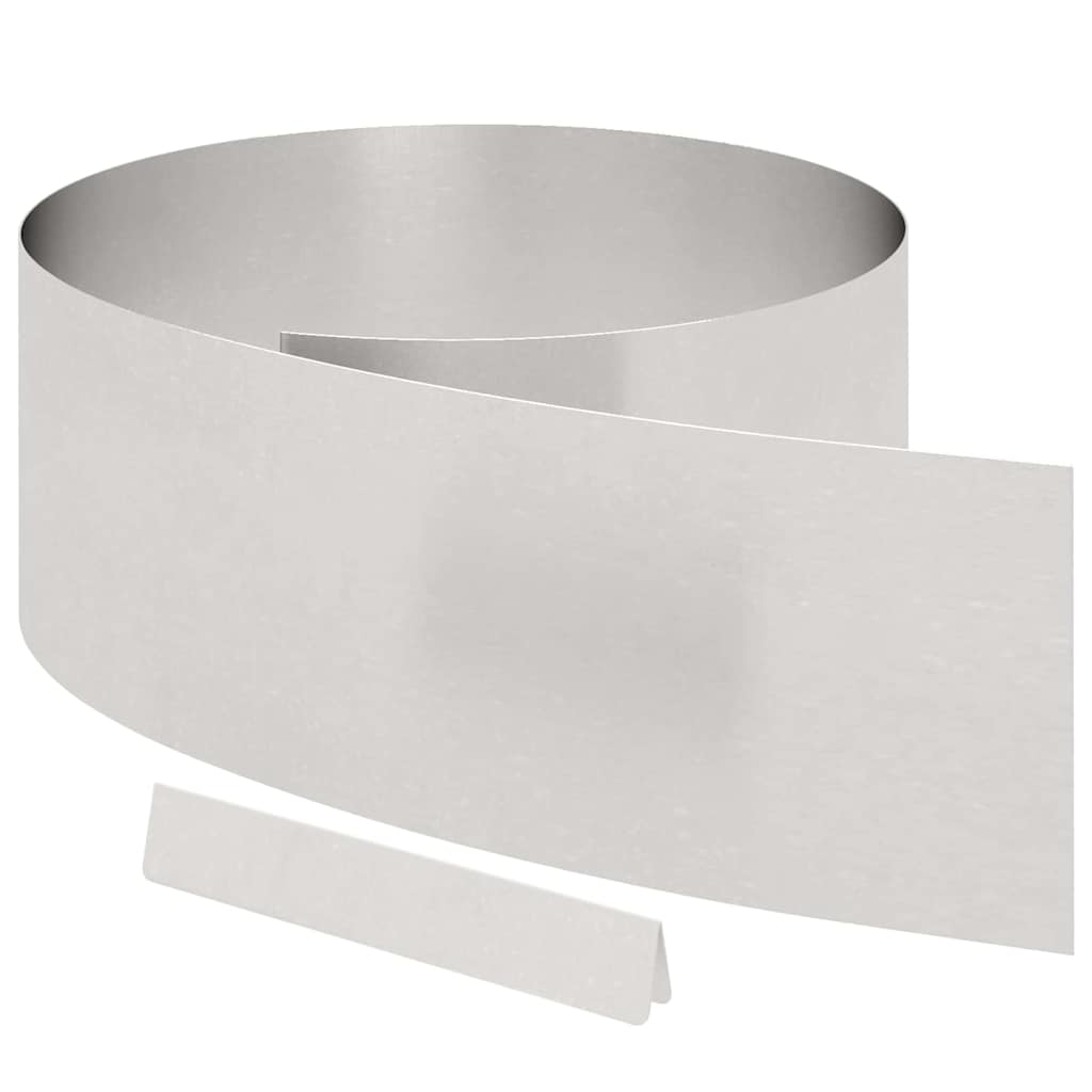 Tuinrand Zilver 450 x 0.05 x 15 cm Roestvrij staal is nu te koop bij PeponiXL, paradijselijk wonen!