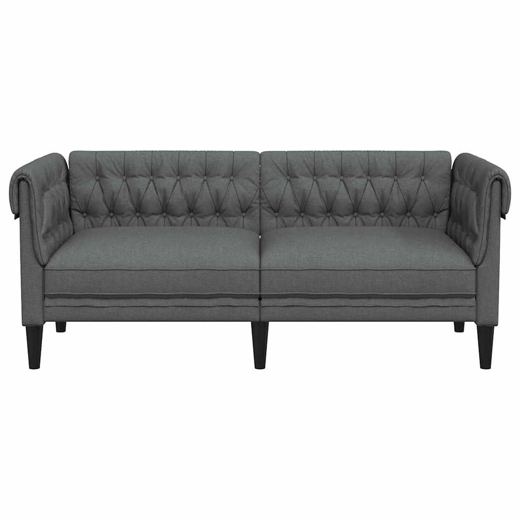 Bank Donkergrijs 182,5 x 74,5 x 74,5 cm Polyester is nu te koop bij PeponiXL, paradijselijk wonen!