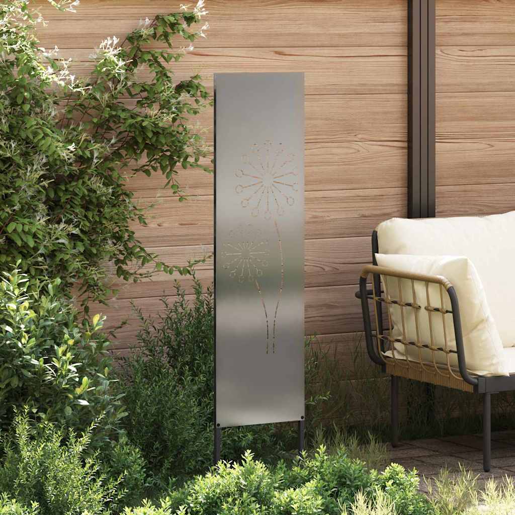 Tuin Privacy Screen Zilver 32 x 140 cm Gegalvaniseerd staal is nu te koop bij PeponiXL, paradijselijk wonen!