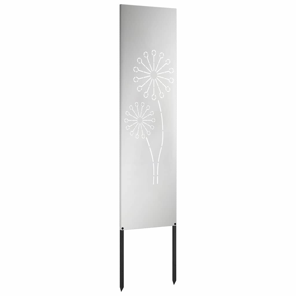 Tuin Privacy Screen Zilver 32 x 140 cm Gegalvaniseerd staal is nu te koop bij PeponiXL, paradijselijk wonen!