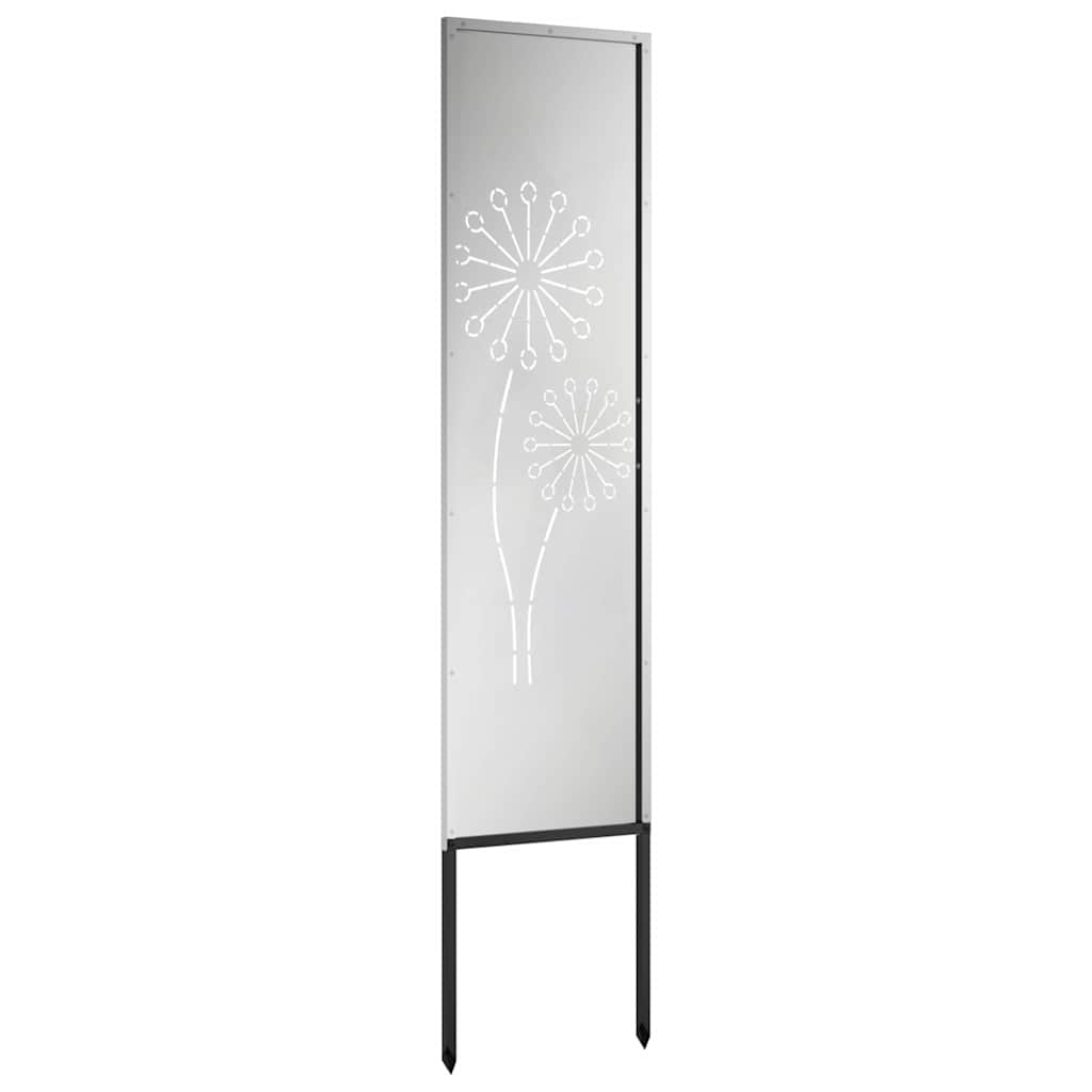 Tuin Privacy Screen Zilver 32 x 140 cm Gegalvaniseerd staal is nu te koop bij PeponiXL, paradijselijk wonen!