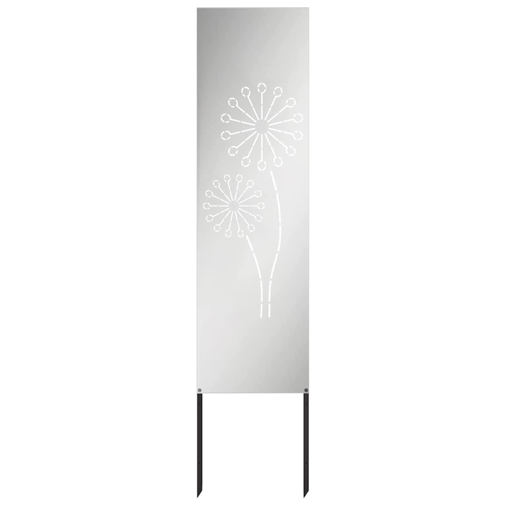 Tuin Privacy Screen Zilver 32 x 140 cm Gegalvaniseerd staal is nu te koop bij PeponiXL, paradijselijk wonen!