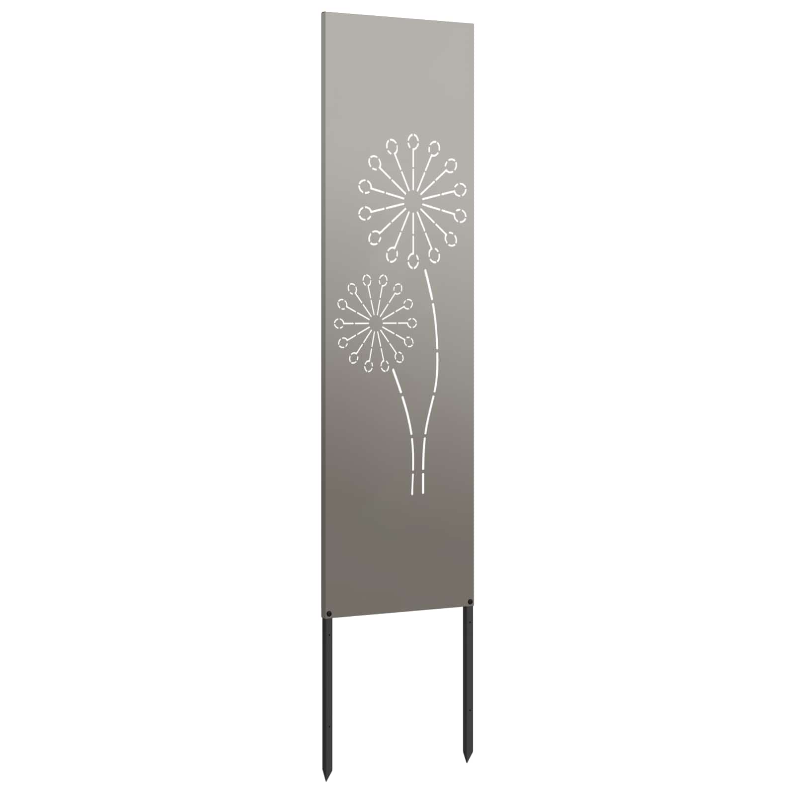 Tuin Privacy Screen Fretwerk Roestig 32 x 140 cm weervast staal is nu te koop bij PeponiXL, paradijselijk wonen!