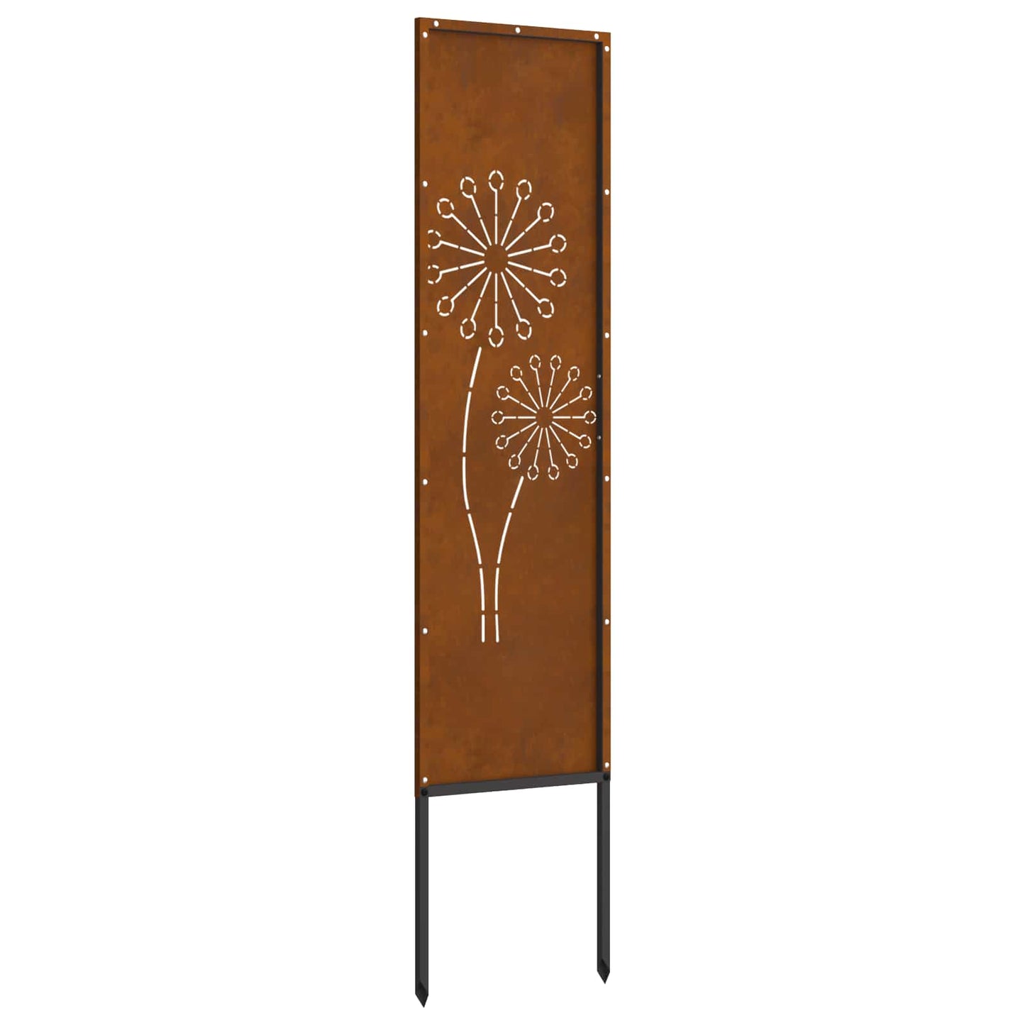 Tuin Privacy Screen Fretwerk Roestig 32 x 140 cm weervast staal is nu te koop bij PeponiXL, paradijselijk wonen!