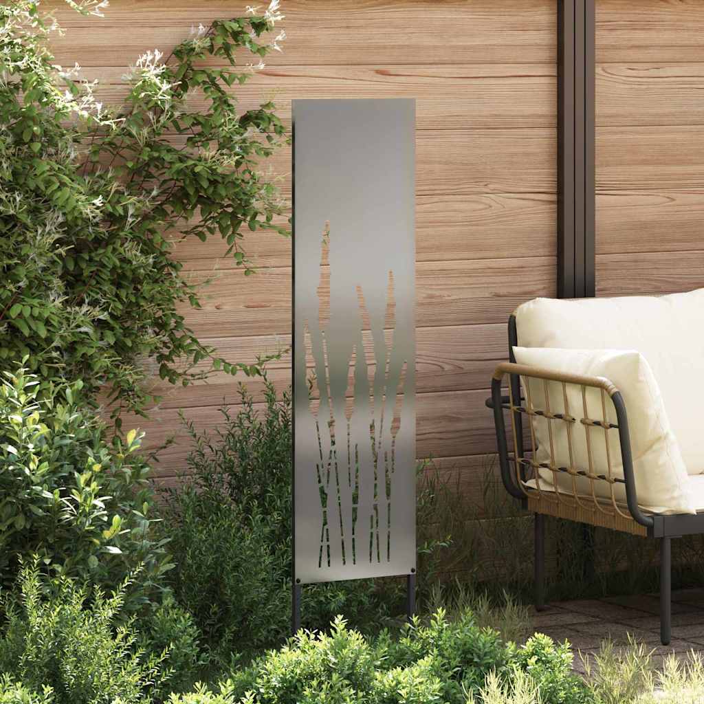 Tuin Privacy Screen Zilver 32 x 140 cm Gegalvaniseerd staal is nu te koop bij PeponiXL, paradijselijk wonen!