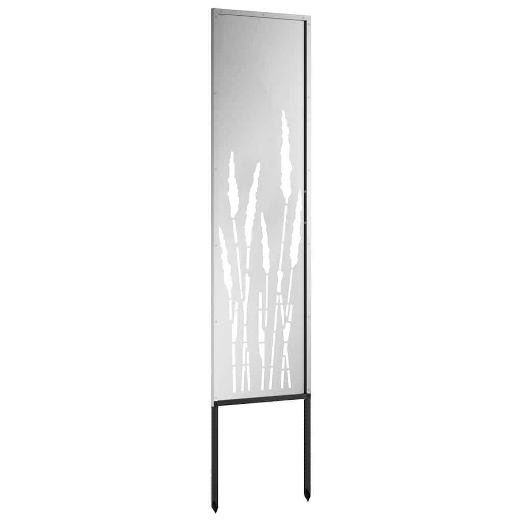 Tuin Privacy Screen Zilver 32 x 140 cm Gegalvaniseerd staal is nu te koop bij PeponiXL, paradijselijk wonen!