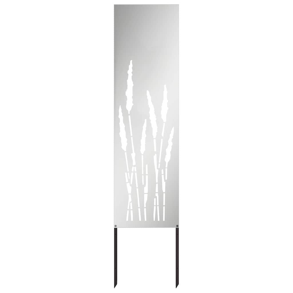 Tuin Privacy Screen Zilver 32 x 140 cm Gegalvaniseerd staal is nu te koop bij PeponiXL, paradijselijk wonen!
