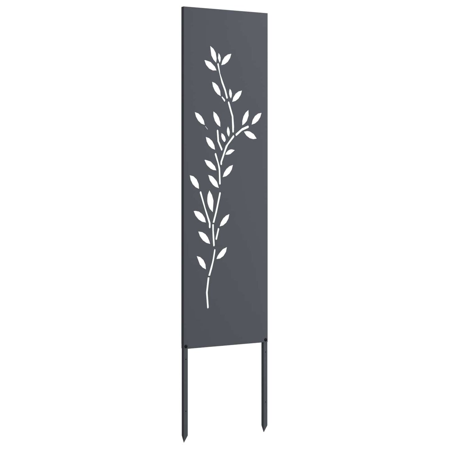 Tuin Privacy Screen Antraciet 32 x 140 cm Koudgewalst staal is nu te koop bij PeponiXL, paradijselijk wonen!