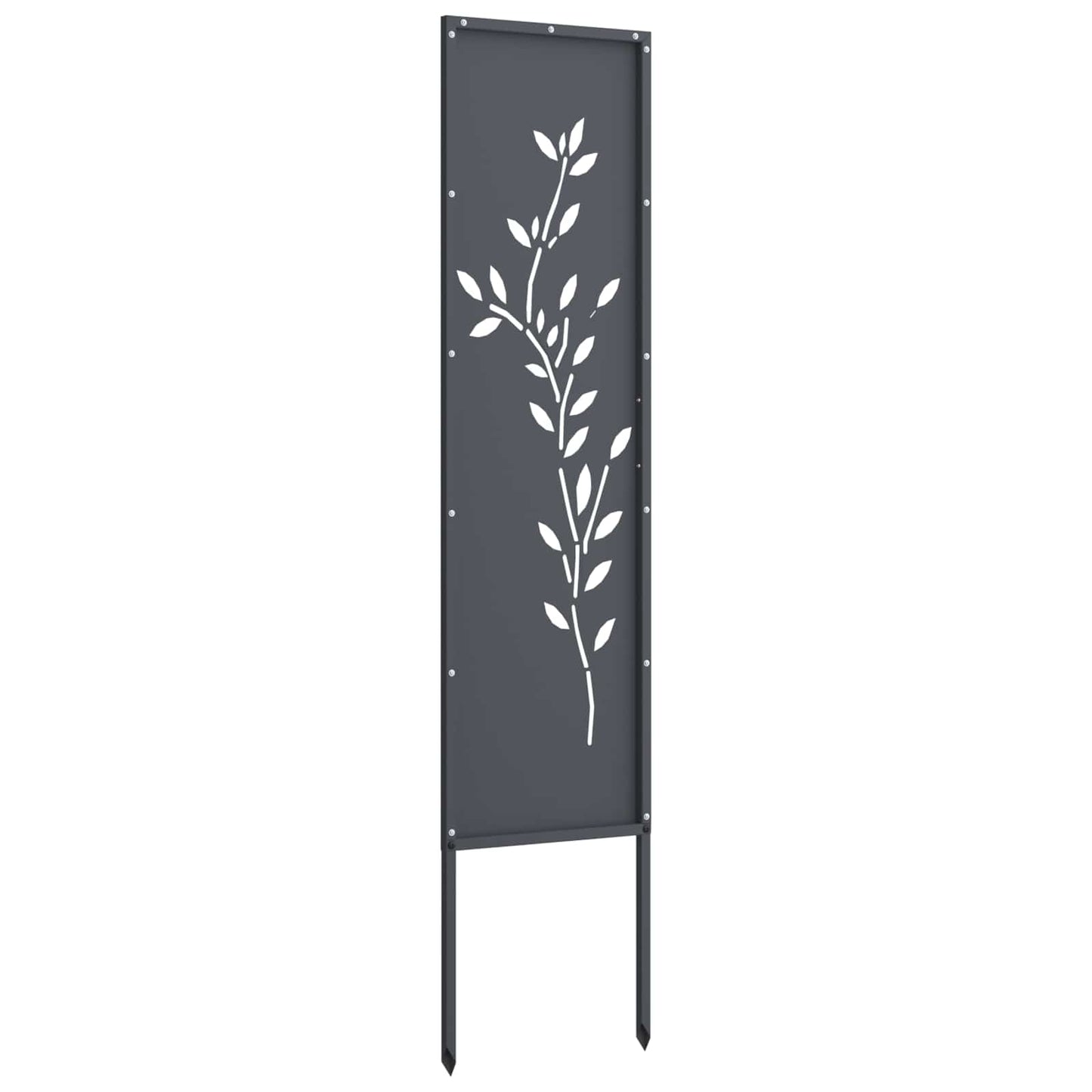 Tuin Privacy Screen Antraciet 32 x 140 cm Koudgewalst staal is nu te koop bij PeponiXL, paradijselijk wonen!