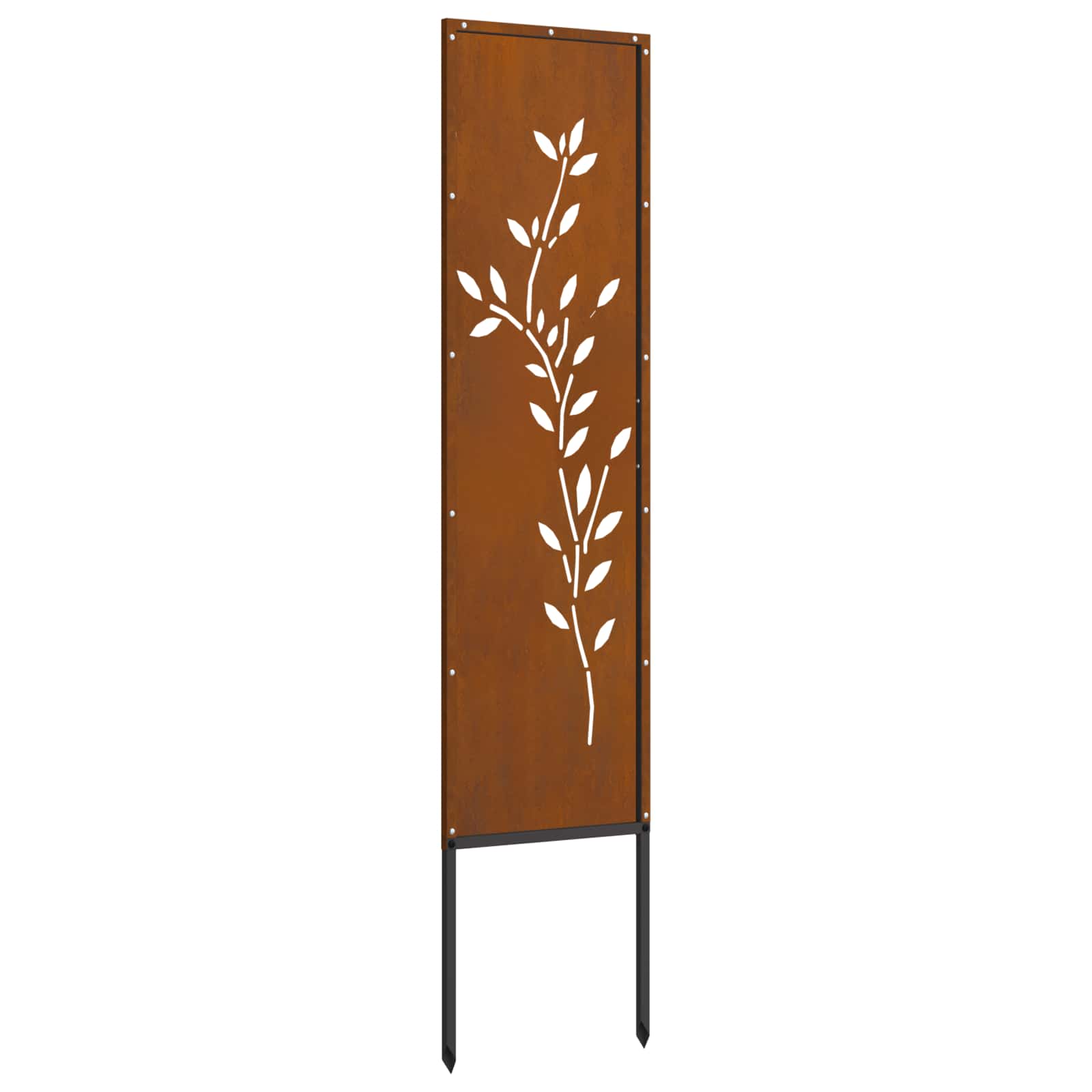 Tuin Privacy Screen Bloemen Roestig 32 x 140 cm Cortenstaal is nu te koop bij PeponiXL, paradijselijk wonen!