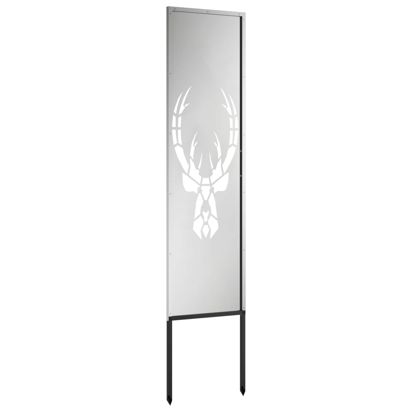 Tuin Privacy Screen Zilver 32 x 140 cm Gegalvaniseerd staal is nu te koop bij PeponiXL, paradijselijk wonen!