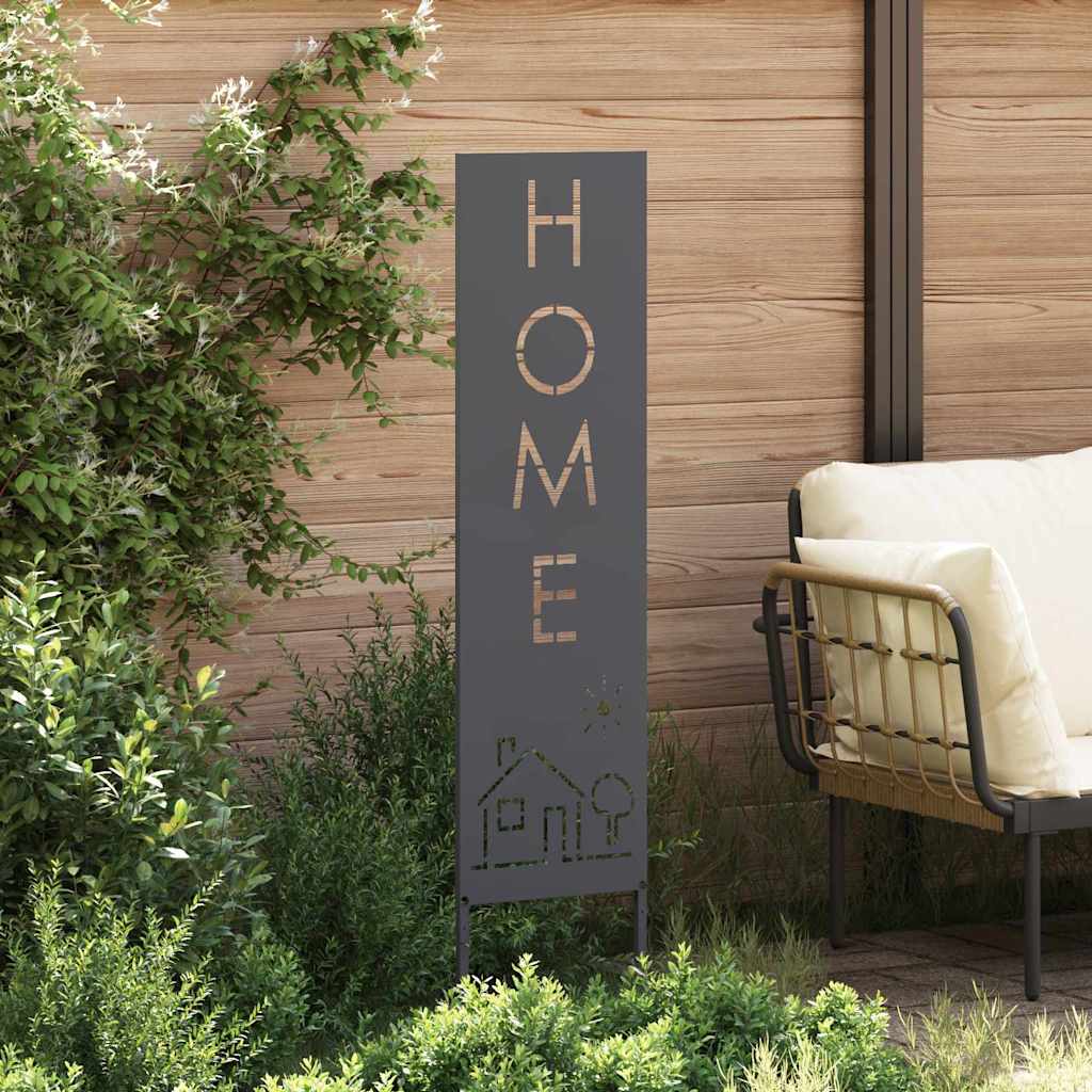 Tuin Privacy Screen Antraciet 32 x 140 cm Koudgewalst staal is nu te koop bij PeponiXL, paradijselijk wonen!