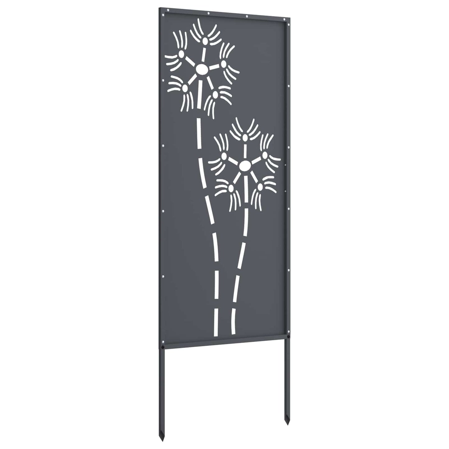 Tuin Privacy Screen Antraciet 50 x 140 cm Koudgewalst staal is nu te koop bij PeponiXL, paradijselijk wonen!