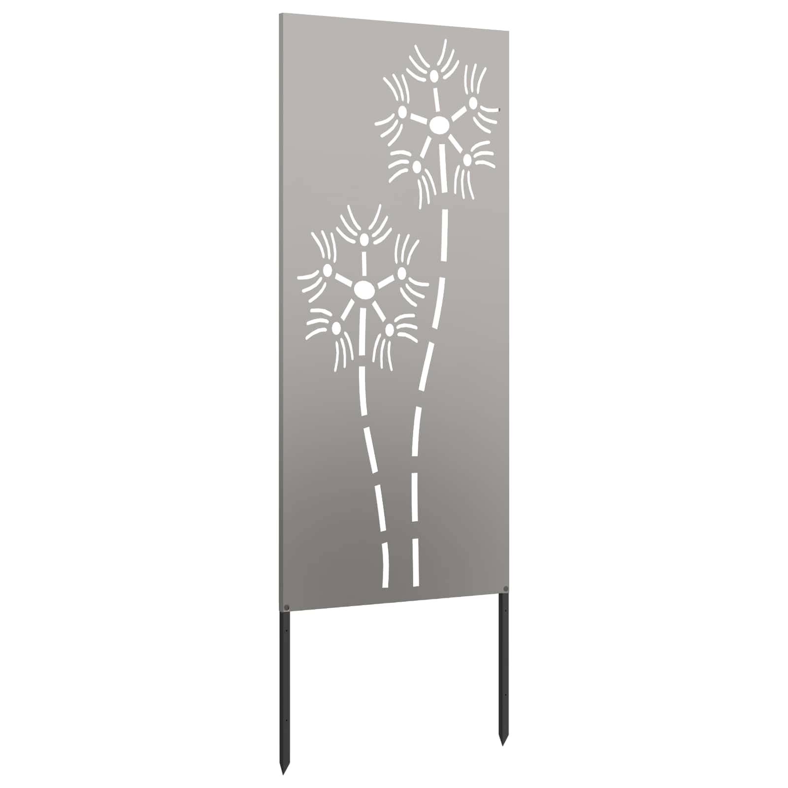 Tuin Privacy Screen Fretwerk Roestig 50 x 140 cm Cortenstaal is nu te koop bij PeponiXL, paradijselijk wonen!