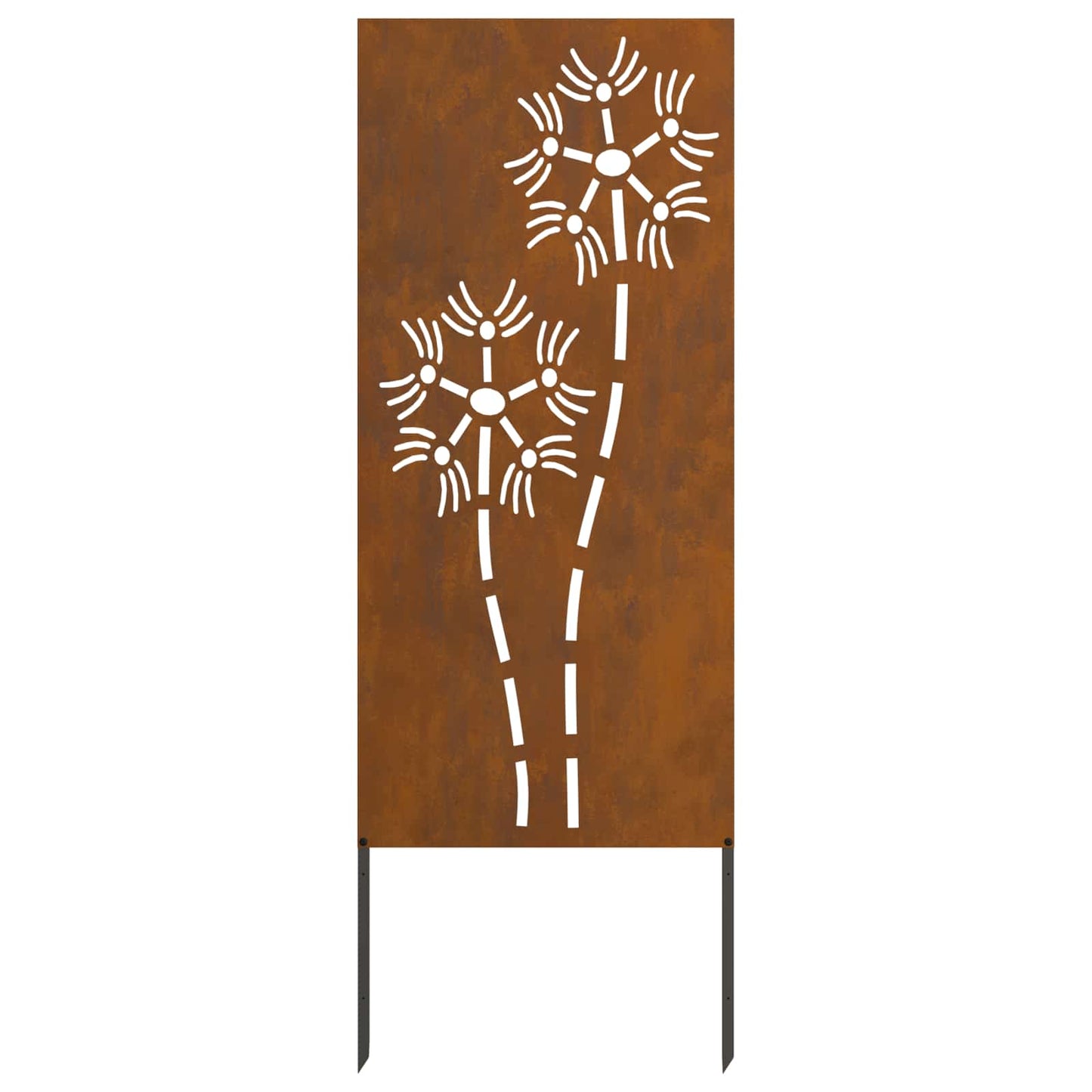 Tuin Privacy Screen Fretwerk Roestig 50 x 140 cm Cortenstaal is nu te koop bij PeponiXL, paradijselijk wonen!