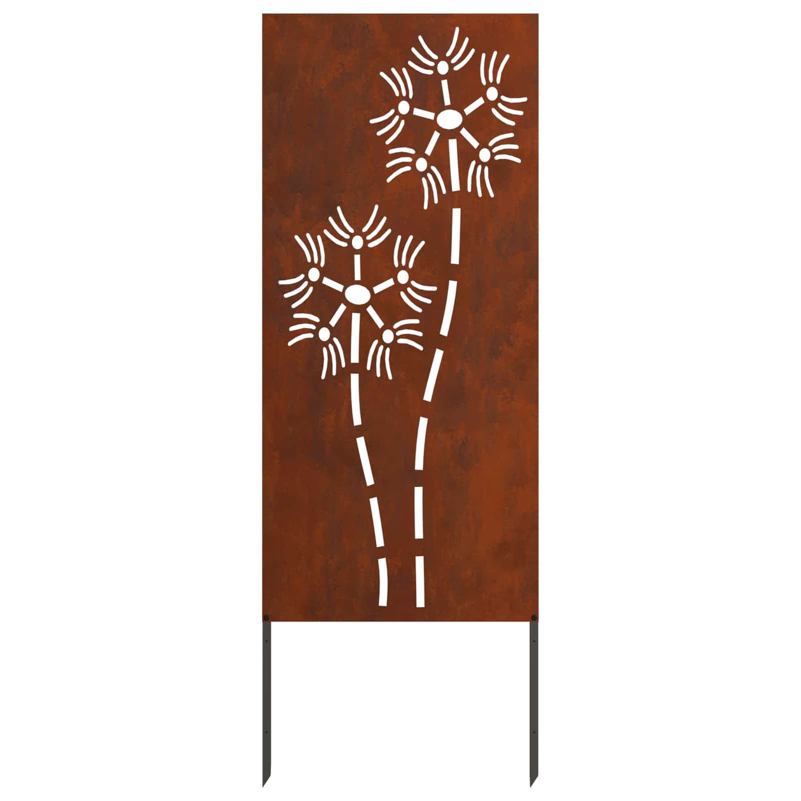 Tuin Privacy Screen Fretwerk Roestig 50 x 140 cm Cortenstaal is nu te koop bij PeponiXL, paradijselijk wonen!