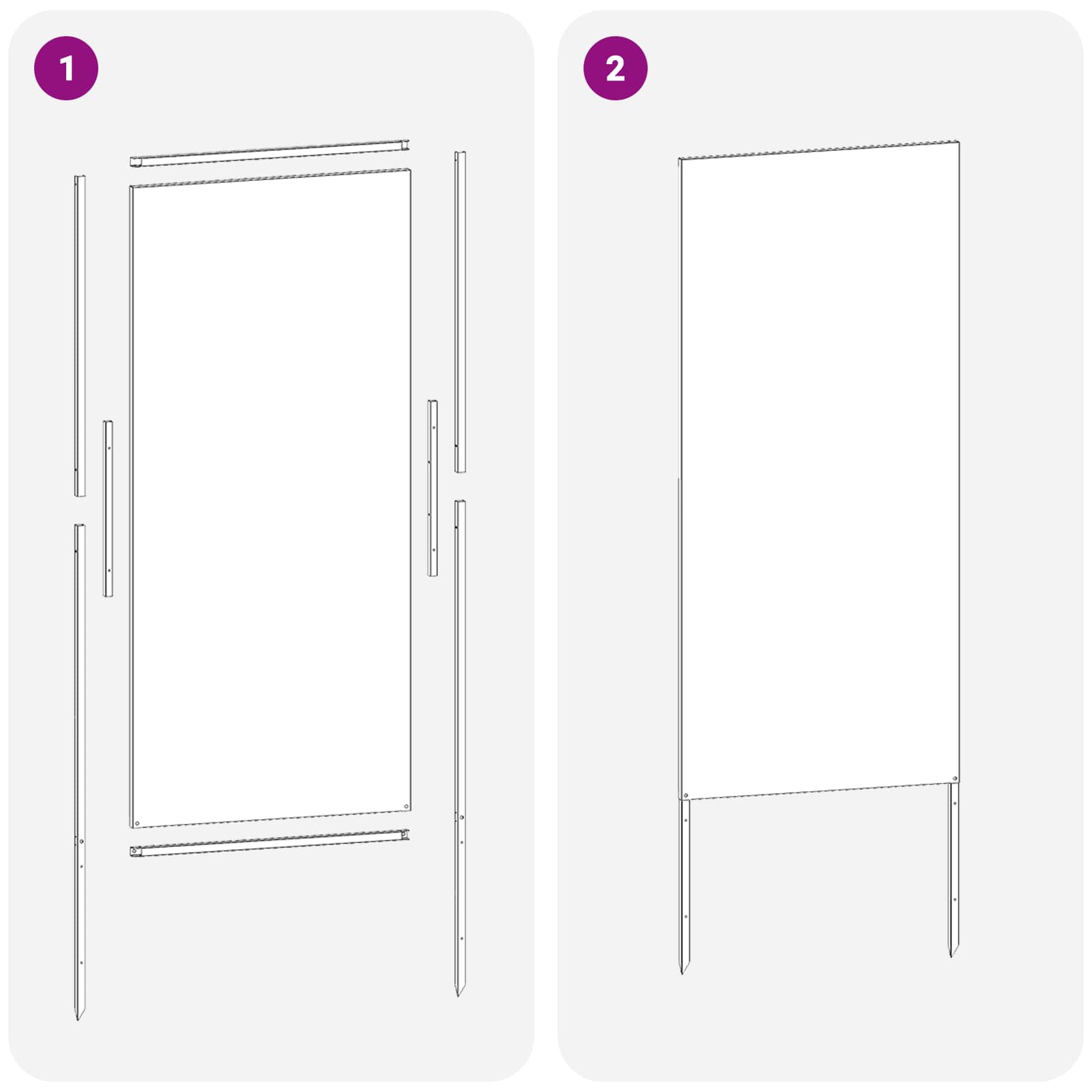 Tuin Privacy Screen Olijfgroen 50 x 140 cm Koudgewalst staal is nu te koop bij PeponiXL, paradijselijk wonen!
