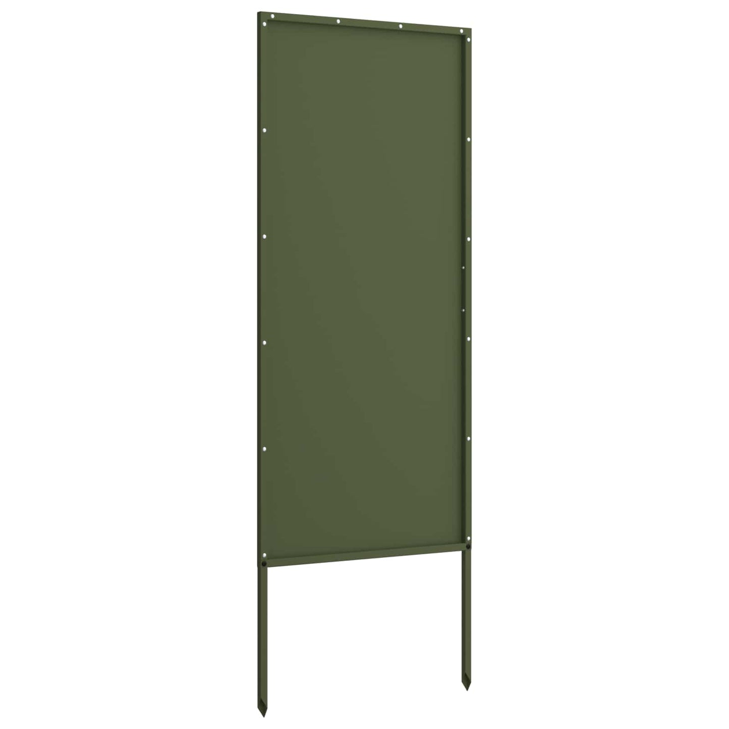 Tuin Privacy Screen Olijfgroen 50 x 140 cm Koudgewalst staal is nu te koop bij PeponiXL, paradijselijk wonen!
