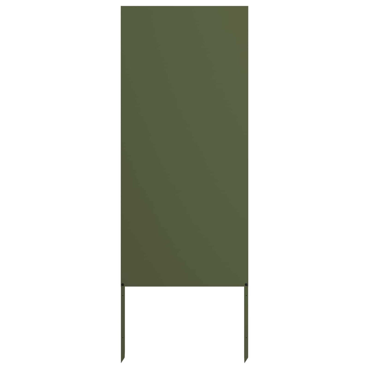 Tuin Privacy Screen Olijfgroen 50 x 140 cm Koudgewalst staal is nu te koop bij PeponiXL, paradijselijk wonen!
