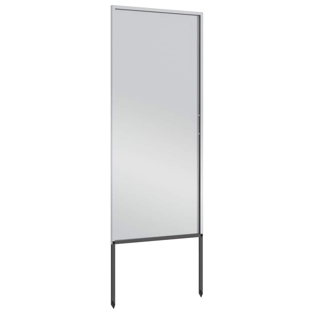 Tuin Privacy Screen Zilver 50 x 140 cm Gegalvaniseerd staal is nu te koop bij PeponiXL, paradijselijk wonen!