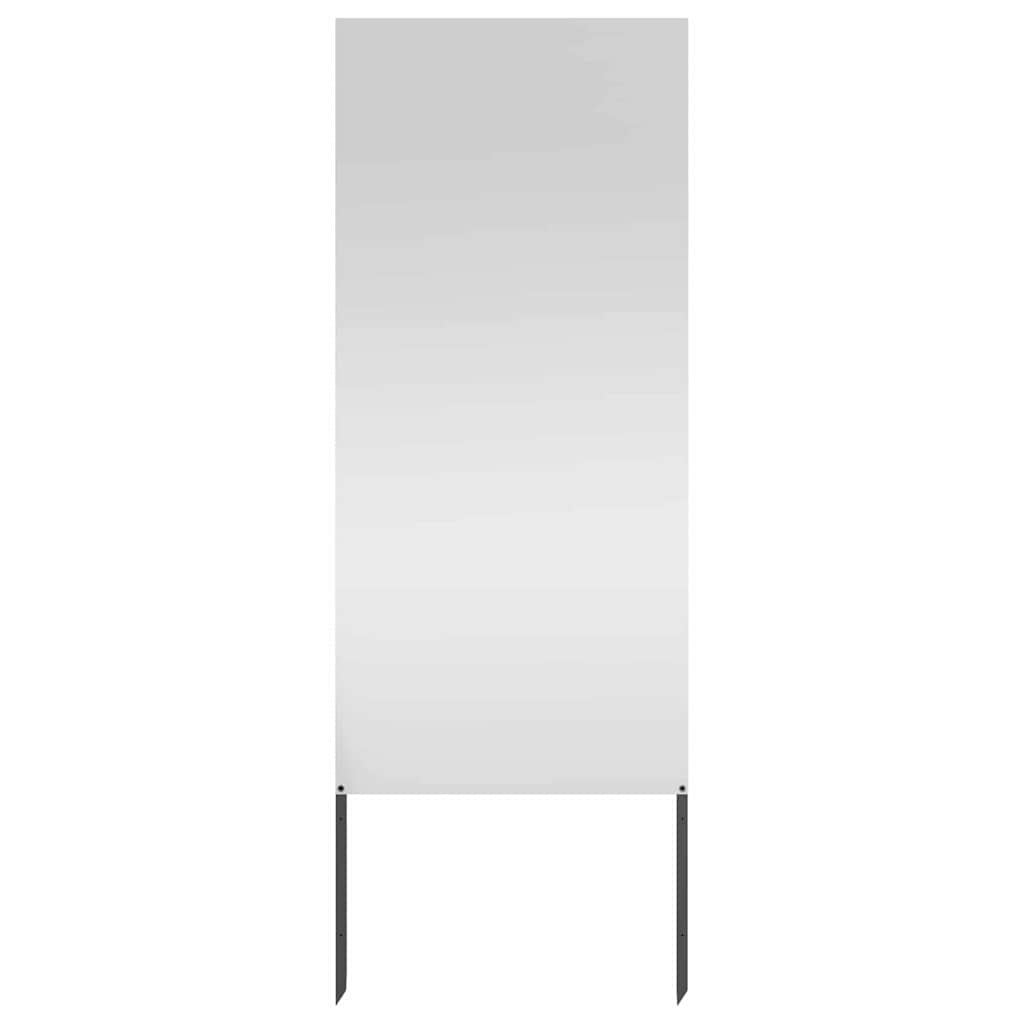 Tuin Privacy Screen Zilver 50 x 140 cm Gegalvaniseerd staal is nu te koop bij PeponiXL, paradijselijk wonen!
