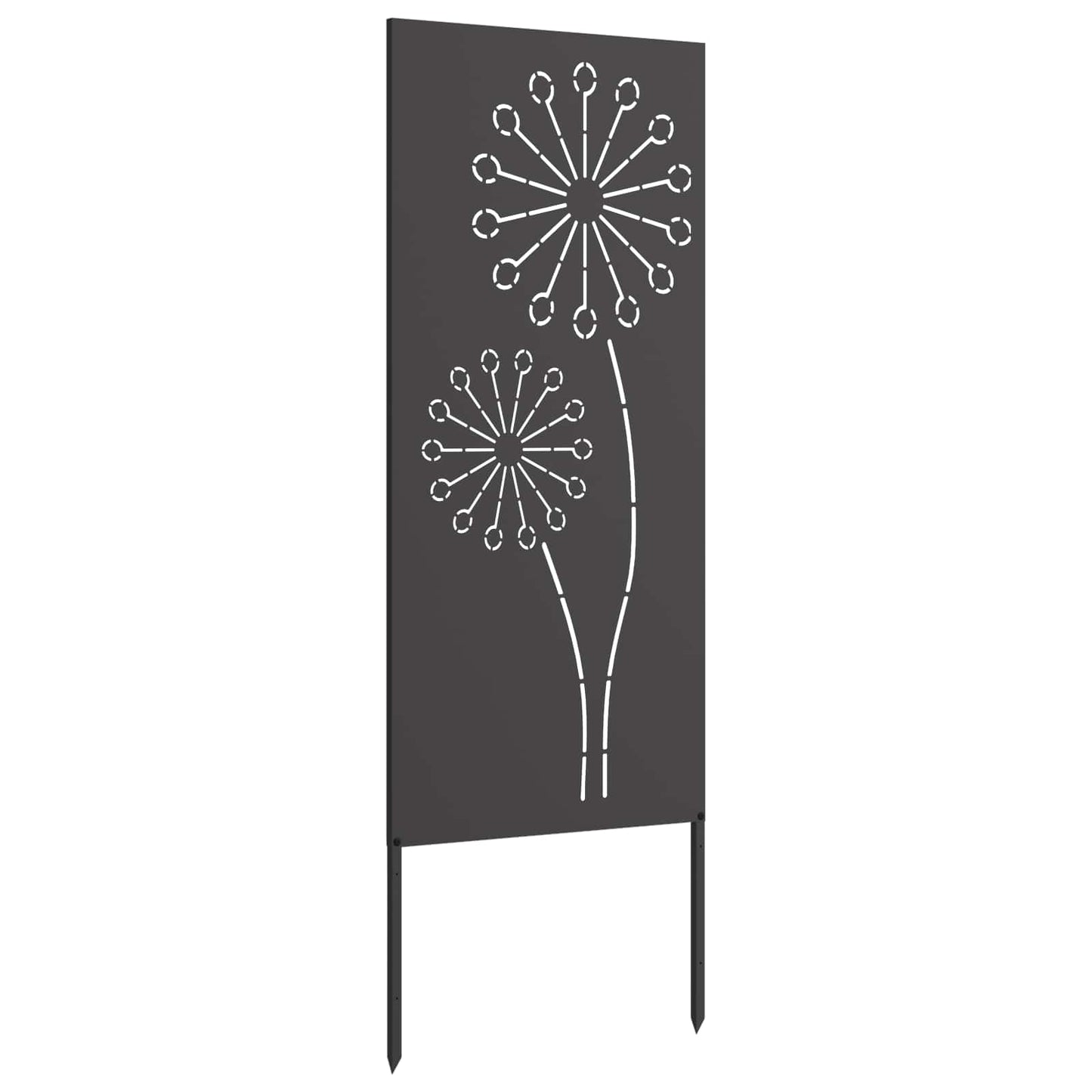 Tuin Privacy Screen Zwart 50 x 140 cm Koudgewalst staal is nu te koop bij PeponiXL, paradijselijk wonen!