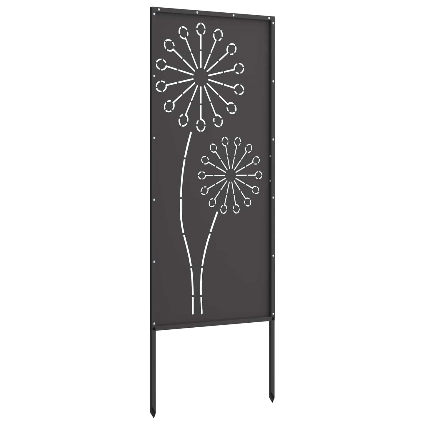 Tuin Privacy Screen Zwart 50 x 140 cm Koudgewalst staal is nu te koop bij PeponiXL, paradijselijk wonen!