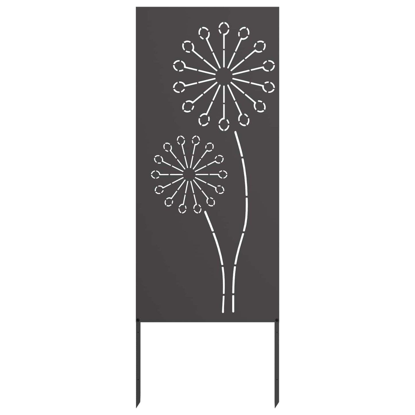 Tuin Privacy Screen Zwart 50 x 140 cm Koudgewalst staal is nu te koop bij PeponiXL, paradijselijk wonen!