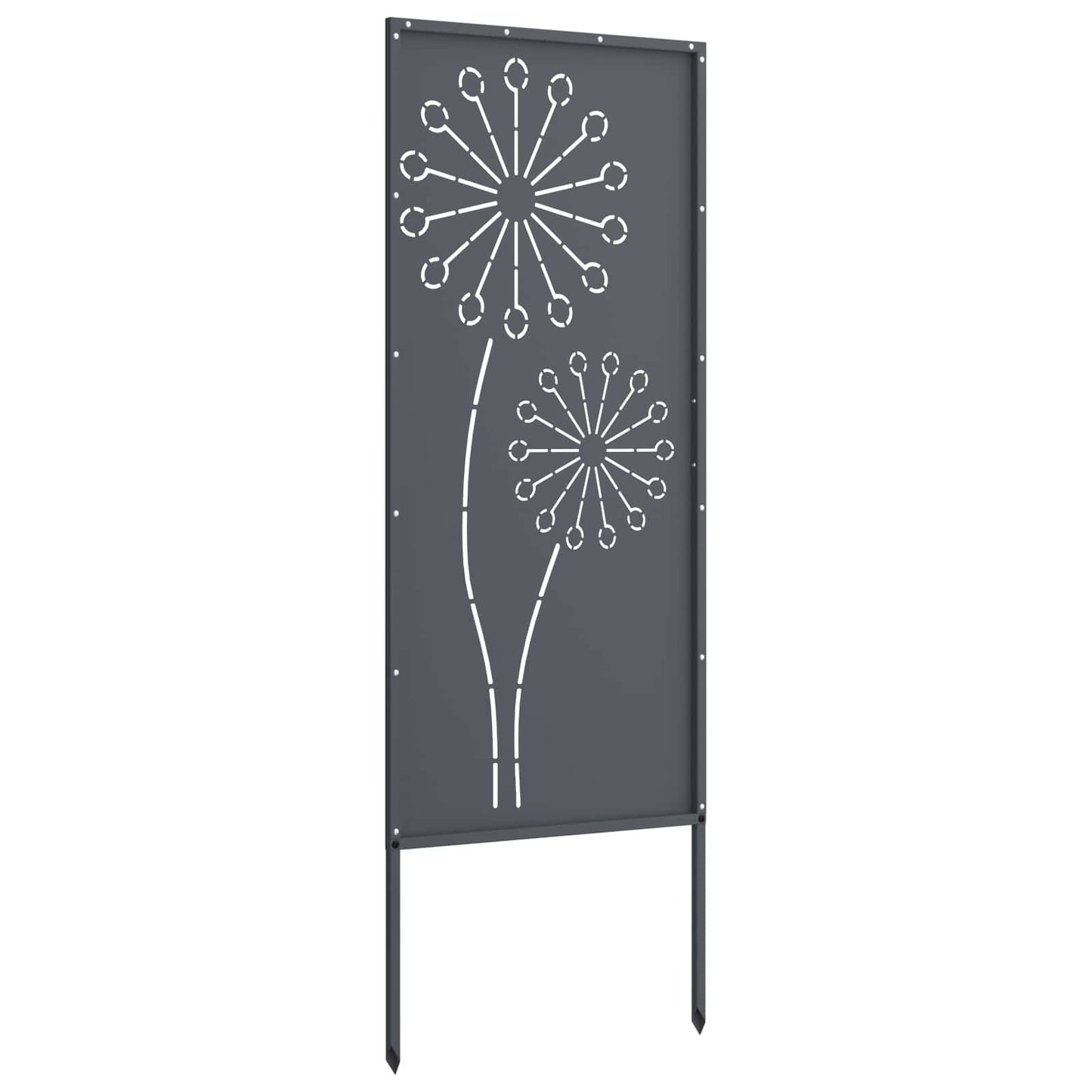 Tuin Privacy Screen Antraciet 50 x 140 cm Koudgewalst staal is nu te koop bij PeponiXL, paradijselijk wonen!