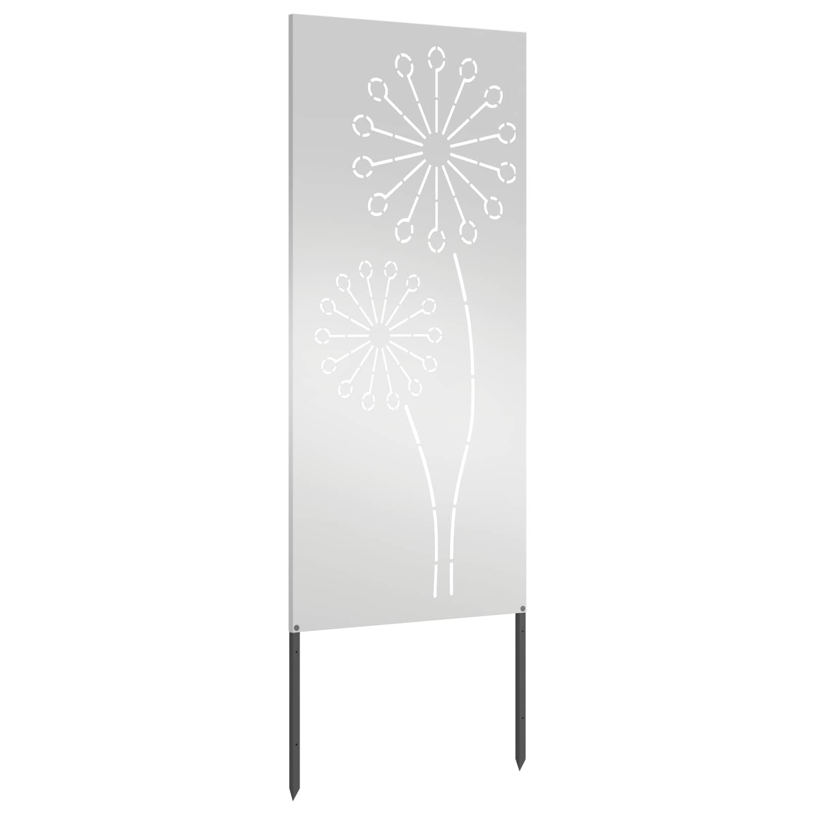 Tuin Privacy Screen Zilver 50 x 140 cm Gegalvaniseerd staal is nu te koop bij PeponiXL, paradijselijk wonen!