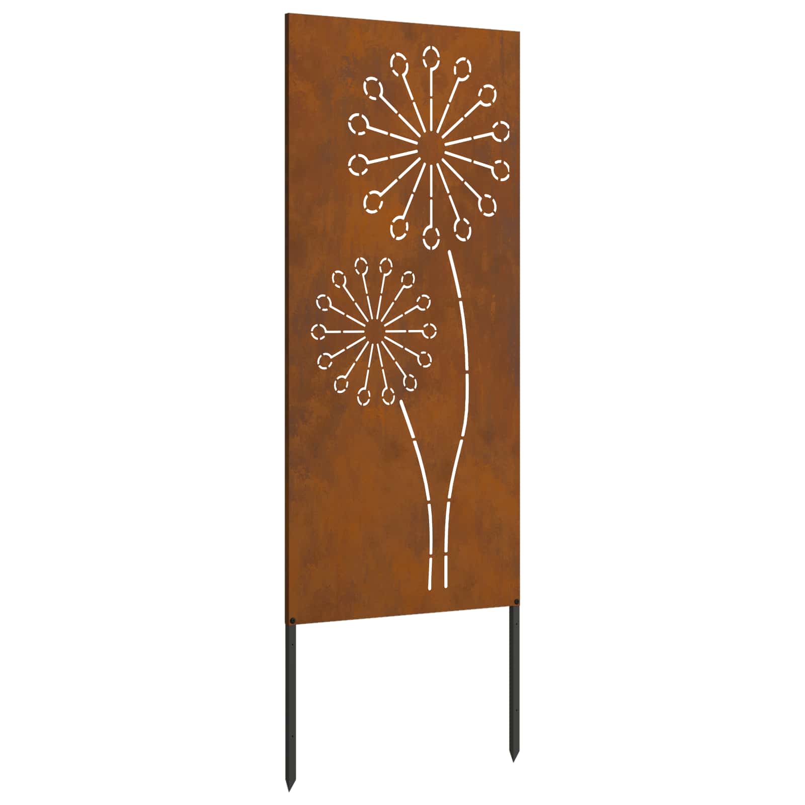 Tuin Privacy Screen Fretwerk Roestig 50 x 140 cm Cortenstaal is nu te koop bij PeponiXL, paradijselijk wonen!