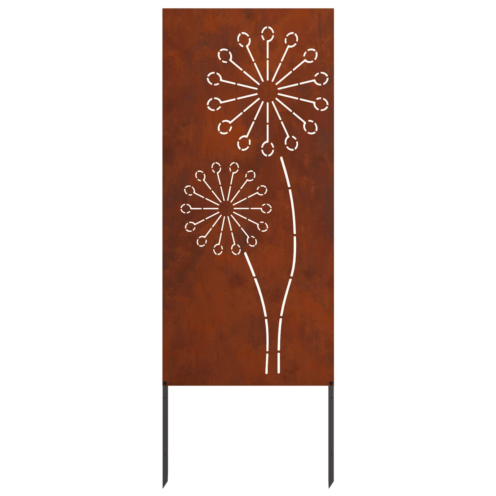 Tuin Privacy Screen Fretwerk Roestig 50 x 140 cm Cortenstaal is nu te koop bij PeponiXL, paradijselijk wonen!