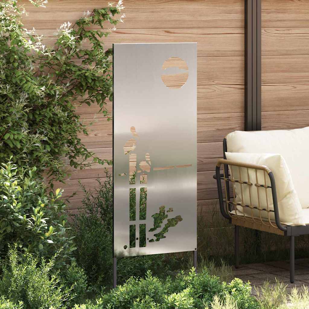 Tuin Privacy Screen Zilver 50 x 140 cm Gegalvaniseerd staal is nu te koop bij PeponiXL, paradijselijk wonen!