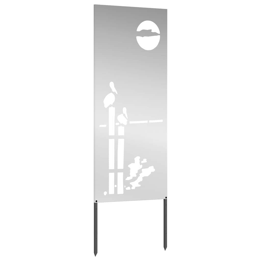 Tuin Privacy Screen Zilver 50 x 140 cm Gegalvaniseerd staal is nu te koop bij PeponiXL, paradijselijk wonen!