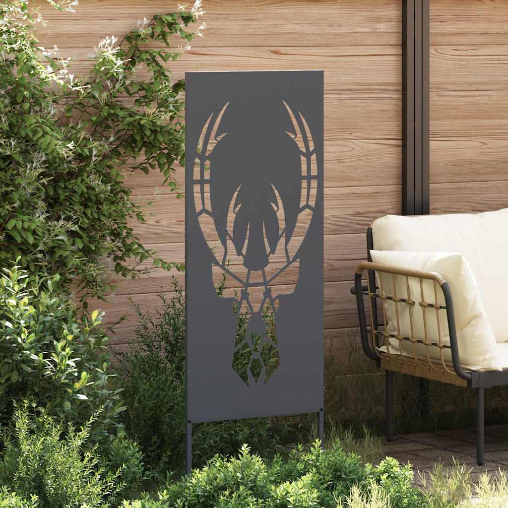 Tuin Privacy Screen Antraciet 50 x 140 cm Koudgewalst staal is nu te koop bij PeponiXL, paradijselijk wonen!