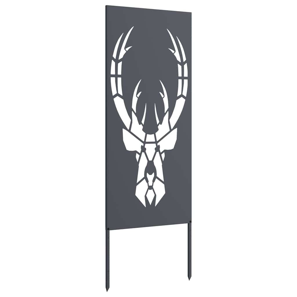 Tuin Privacy Screen Antraciet 50 x 140 cm Koudgewalst staal is nu te koop bij PeponiXL, paradijselijk wonen!