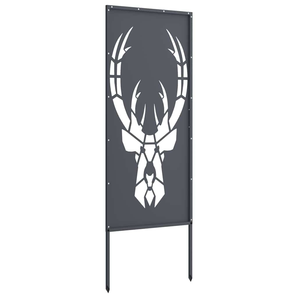 Tuin Privacy Screen Antraciet 50 x 140 cm Koudgewalst staal is nu te koop bij PeponiXL, paradijselijk wonen!