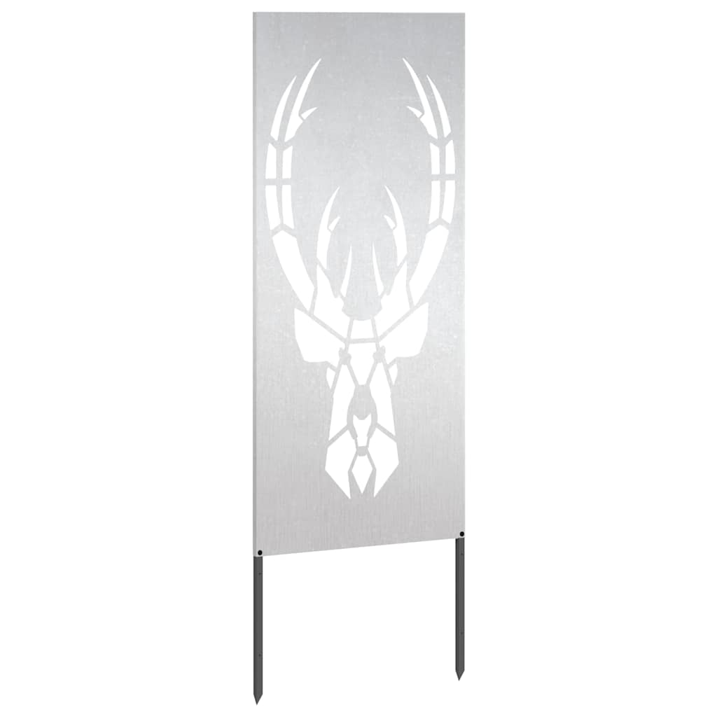 Tuin Privacy Screen Zilver 50 x 140 cm Roestvrij staal is nu te koop bij PeponiXL, paradijselijk wonen!