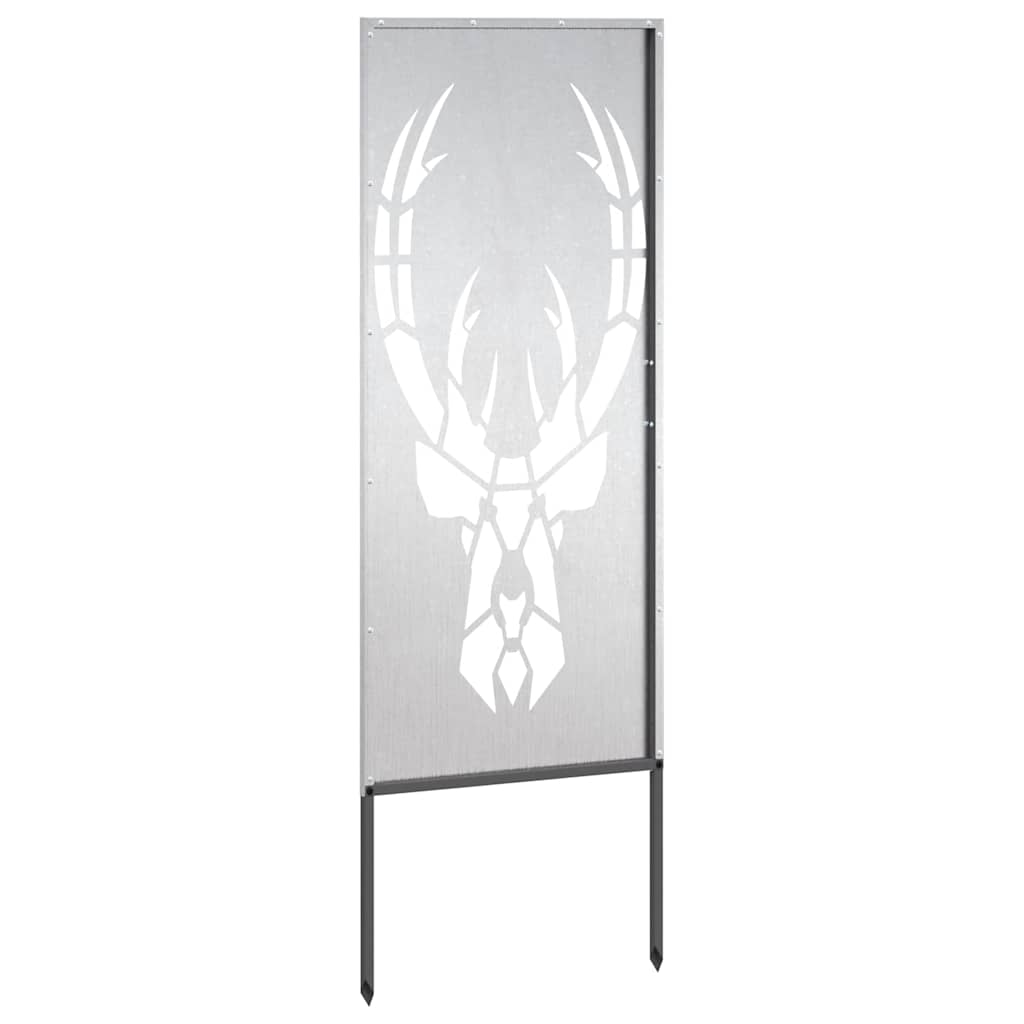 Tuin Privacy Screen Zilver 50 x 140 cm Roestvrij staal is nu te koop bij PeponiXL, paradijselijk wonen!