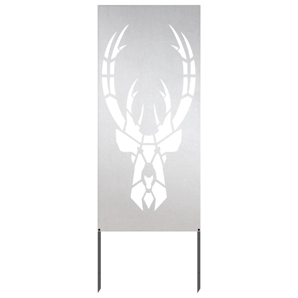 Tuin Privacy Screen Zilver 50 x 140 cm Roestvrij staal is nu te koop bij PeponiXL, paradijselijk wonen!