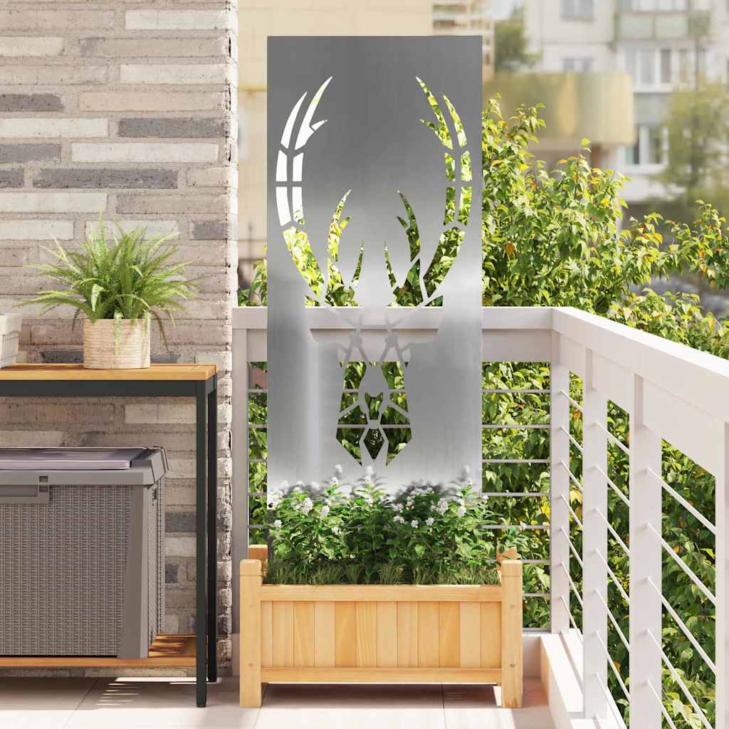 Tuin Privacy Screen Zilver 50 x 140 cm Gegalvaniseerd staal is nu te koop bij PeponiXL, paradijselijk wonen!