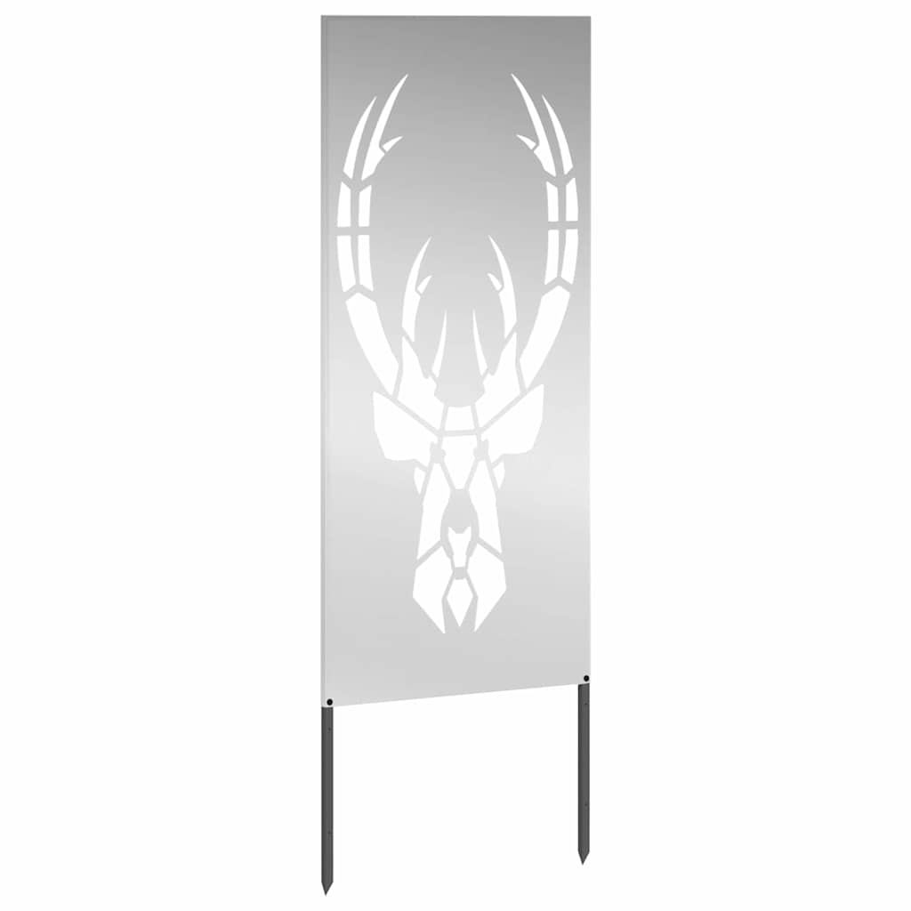 Tuin Privacy Screen Zilver 50 x 140 cm Gegalvaniseerd staal is nu te koop bij PeponiXL, paradijselijk wonen!
