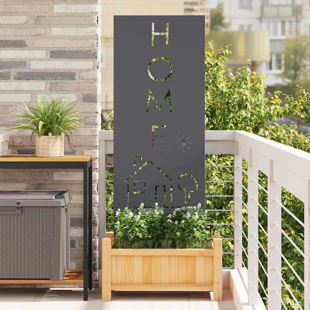 Tuin Privacy Screen Antraciet 50 x 140 cm Koudgewalst staal is nu te koop bij PeponiXL, paradijselijk wonen!
