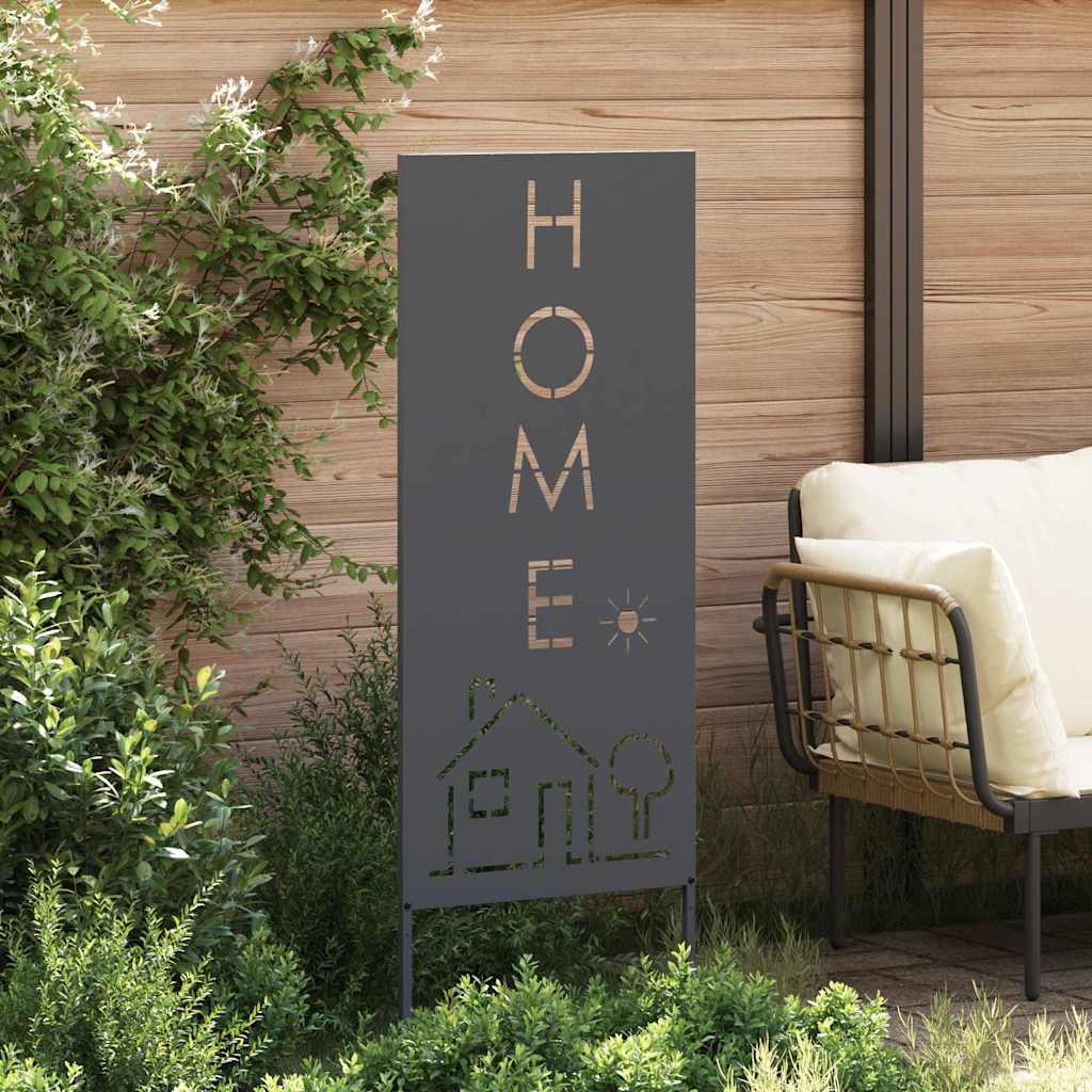 Tuin Privacy Screen Antraciet 50 x 140 cm Koudgewalst staal is nu te koop bij PeponiXL, paradijselijk wonen!