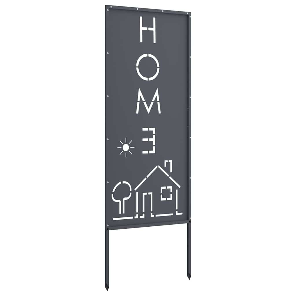 Tuin Privacy Screen Antraciet 50 x 140 cm Koudgewalst staal is nu te koop bij PeponiXL, paradijselijk wonen!