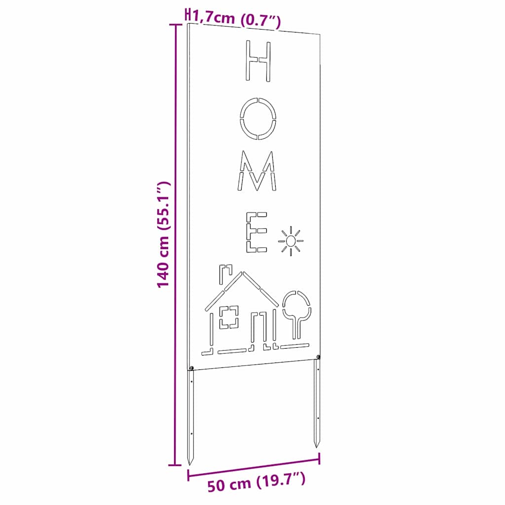 Tuin Privacy Screen Fretwerk Zilver 50 x 140 cm Roestvrij staal is nu te koop bij PeponiXL, paradijselijk wonen!