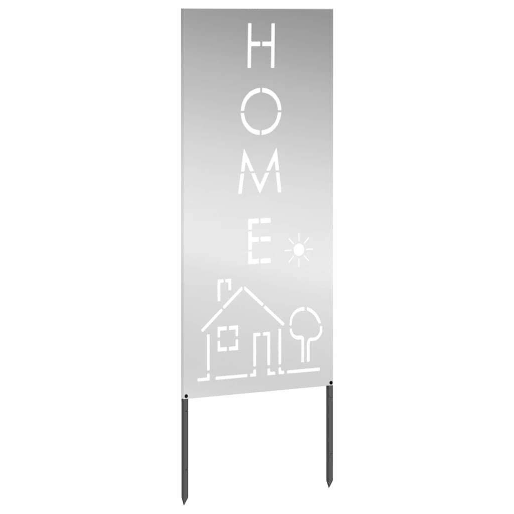 Tuin Privacy Screen Zilver 50 x 140 cm Gegalvaniseerd staal is nu te koop bij PeponiXL, paradijselijk wonen!