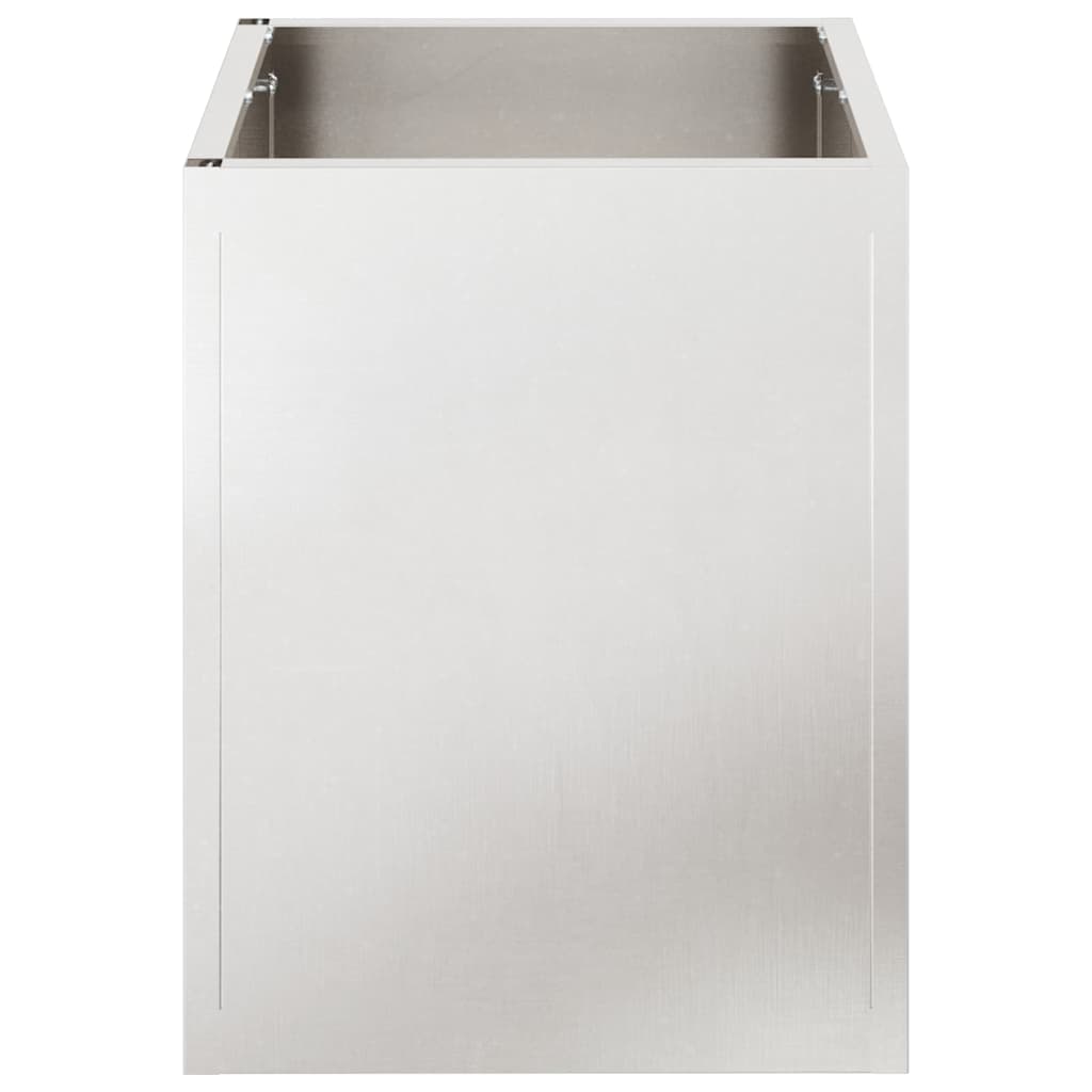 Tuin Bloempot Roestvrij staal 32 x 32 x 40 cm Roestvrij staal is nu te koop bij PeponiXL, paradijselijk wonen!