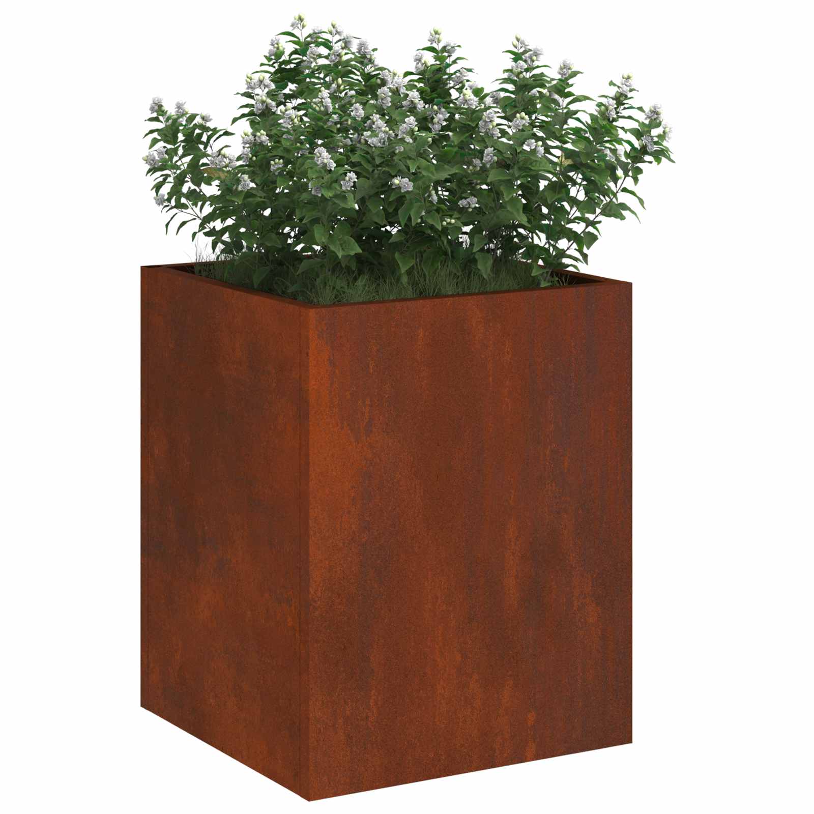 Tuin Bloempot Cortenstaal 32 x 32 x 40 cm Cortenstaal is nu te koop bij PeponiXL, paradijselijk wonen!
